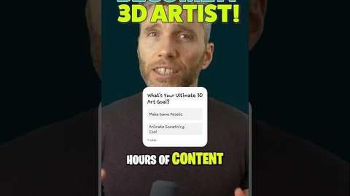 What's Your Ultimate 3D Art Goal? #Shorts #Blender #B3D #GameDev