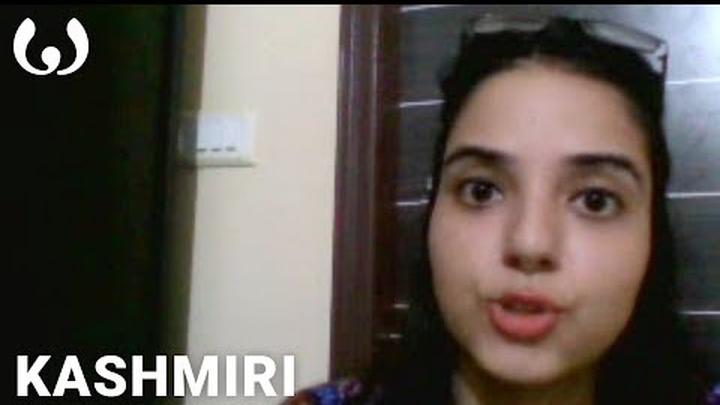 WIKITONGUES: Aakriti speaking Kashmiri WIKITONGUES: Aakriti speaking Kashmiri