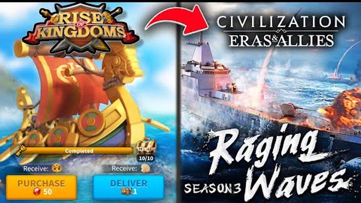 They actually made naval battles [ROK & Civilization Eras and Allies Multi-Stream]