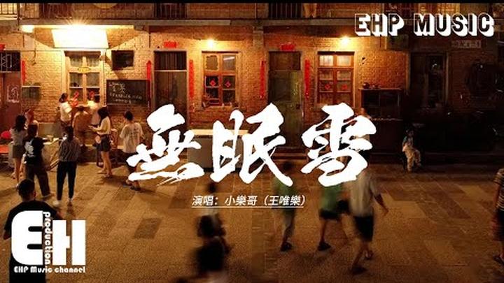 小樂哥（王唯樂） - 無眠雪『雪下了 也没撑起 你送我 那把伞，塵封已久的背面 是心酸 是亏欠，遗憾总是奖赏，真心的人彻夜无眠。』【動態歌詞MV】