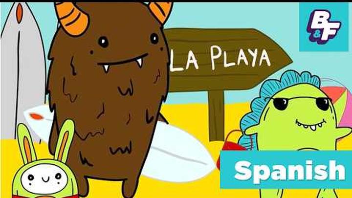 Beach Song for Kids (Vamos a la Playa) | Spanish Summer Songs � BASHO & FRIENDS