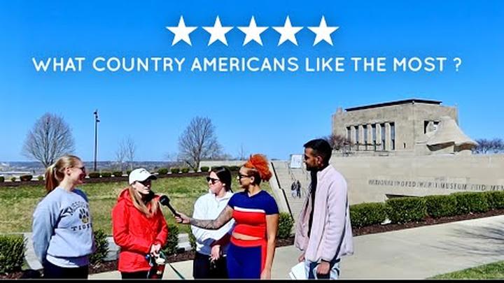 WHAT COUNTRY AMERICANS LIKE THE MOST ? ( Street Interviews )