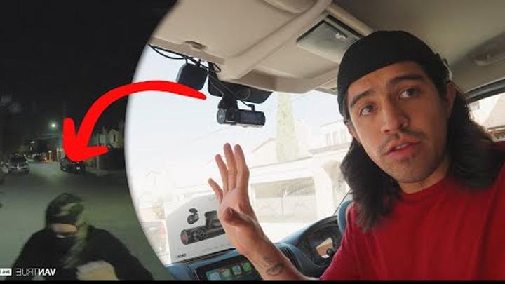 ALGUIEN INTENTO ROBAR MI FURGONETA Y LO GRABE - Vantrue N4 Pro S 4K Dashcam