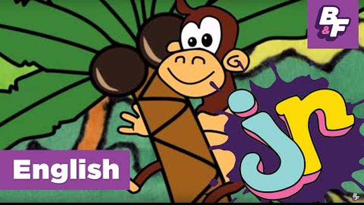 "Kids Monkey Song" - Mr. Monkey Man - Courage song for kids - BASHO & FRIENDS!!!