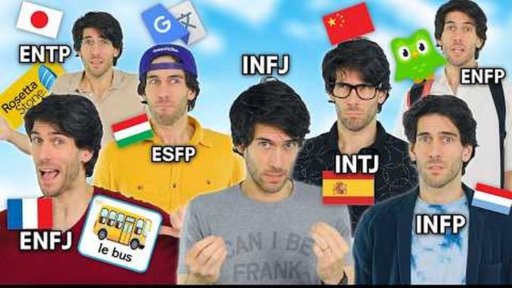 16 Personalities Learning a New Language