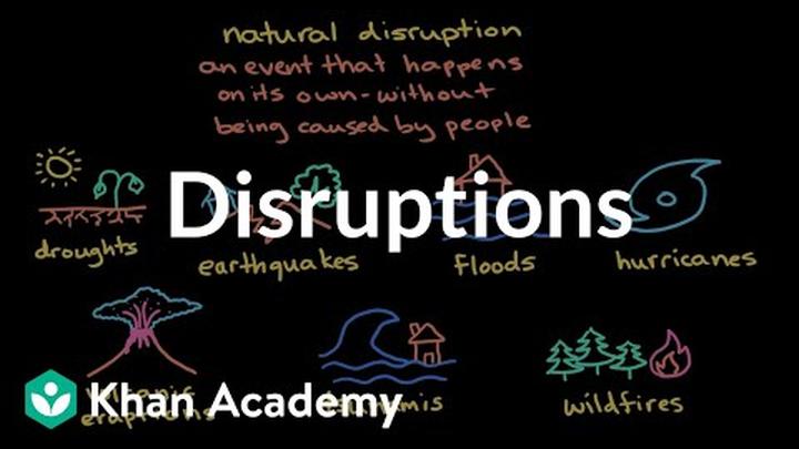 Disruptions | Middle school biology | Khan Academy