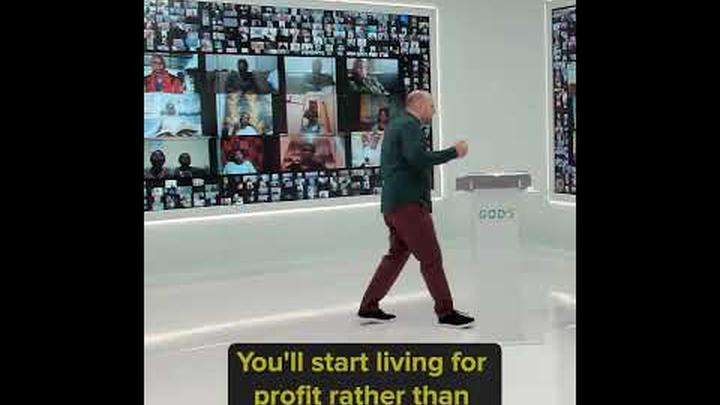 Do not let GOLD become your GOD!