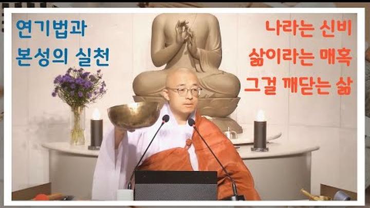 [129] 나라는 신비, 삶이라는 매혹, 그걸 깨닫는 삶. 연기법과 본성의 실천