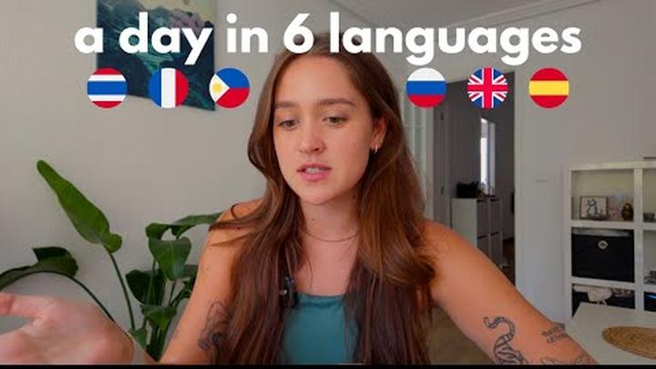 study 3 languages with me (while I speak 3 others) ⭐️ french, thai, spanish, russian, bisaya