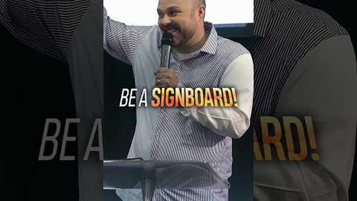 Be a SIGNBOARD, not a distraction!