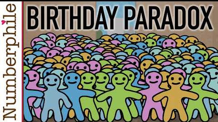 Closer Look at the Birthday Paradox - Numberphile