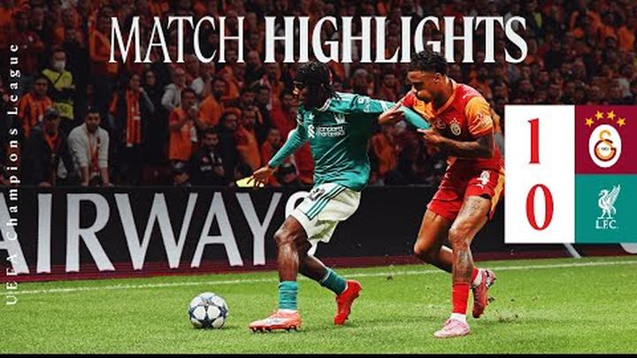 Highlights: Galatasaray 1-0 Liverpool | Reds go down to penalty in Istanbul