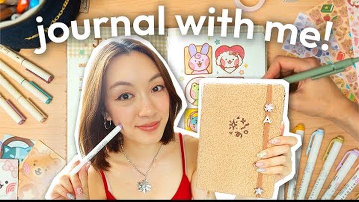 JULY journal with me � (junk journal + bullet journal spreads!)
