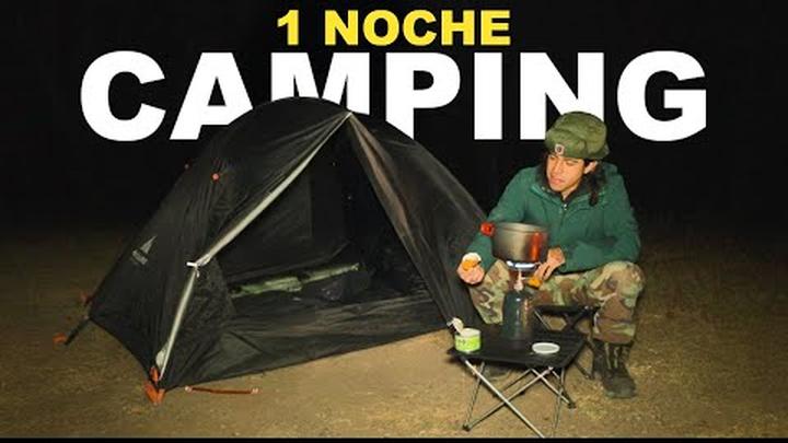 Noche de CAMPING en la MONTAÑA sin FRIO