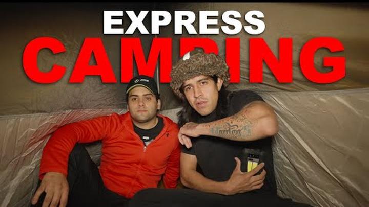 Camping EXPRESS en el CERRO + UNBOXING de 8849 TANK 4