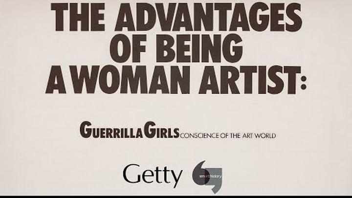 Guerrilla Girls, Advantages of Being a Woman Artist