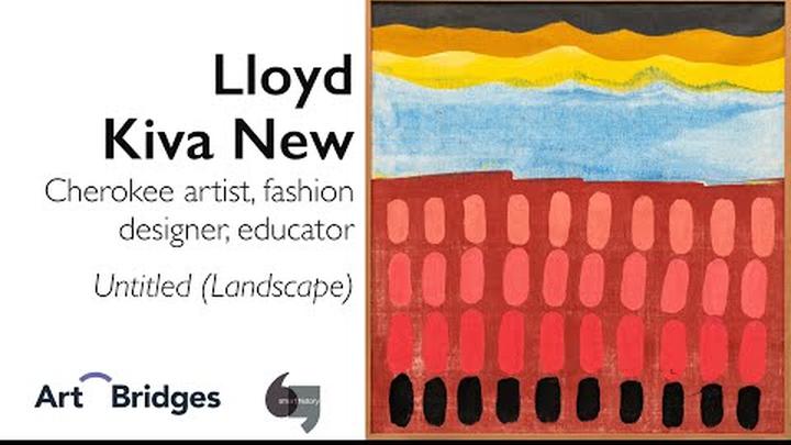 Lloyd Kiva New, Untitled (Landscape)