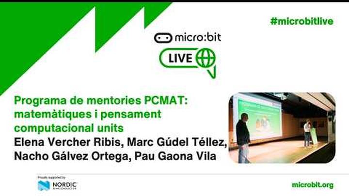 Programa de mentories PCMAT | micro:bit Live Global 2026