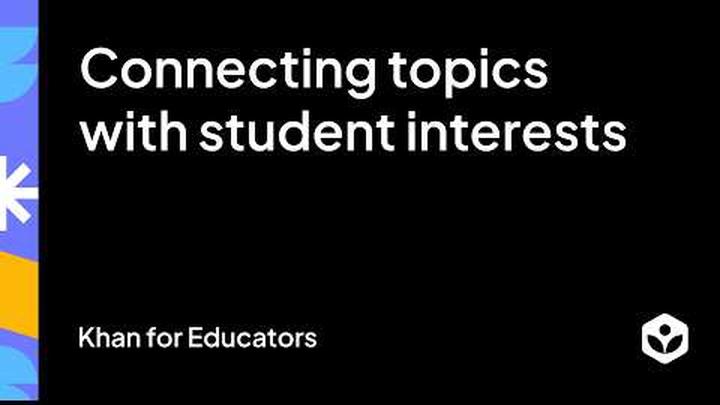 Connecting topics with student interests