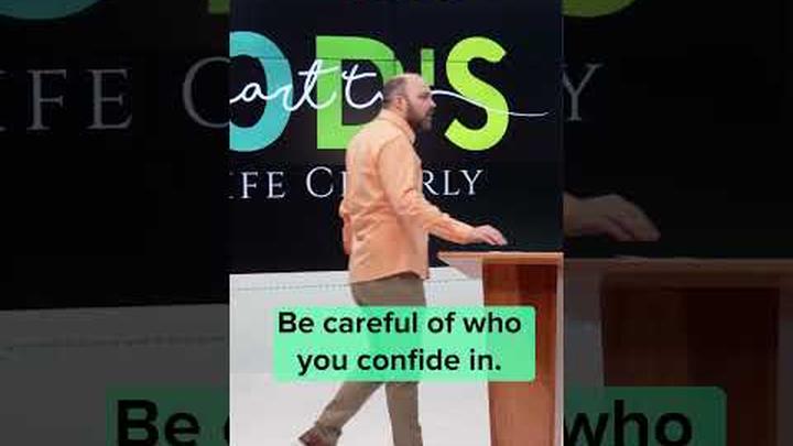 There must be DISCERNMENT before DISCLOSURE!