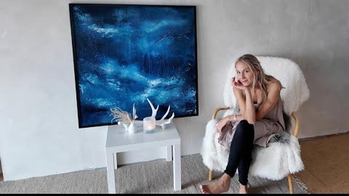 'Vintervatten' - Original painting by Jonna Jinton