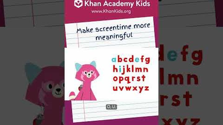 The Five Vowels | Learn with Khan Academy Kids