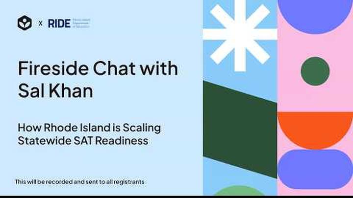 How Rhode Island is Scaling Statewide SAT Readiness with Khan Academy
